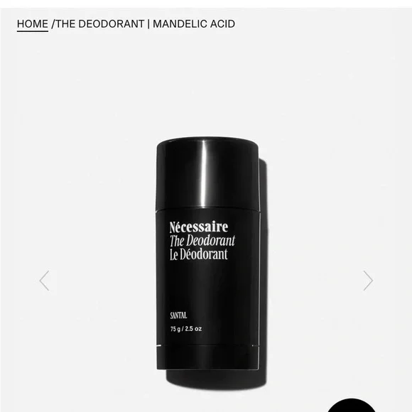 Nécessaire Black Deodorant with Mandelic Acid - Picture 1 of 3